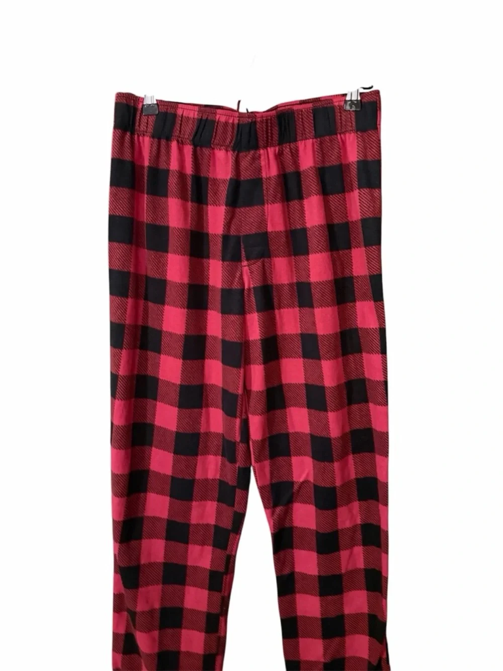 Bundle‎ of Women’s Pajama Pants Set - Cream Bear Print & Red Buffalo Plaid